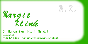 margit klink business card